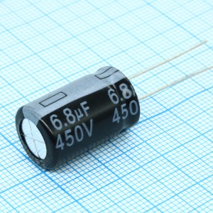SH450M6R80B5S-1320, Конденсатор радиальный миниатюрный 6.8мкФ 450В ±20% 13*20 105°
