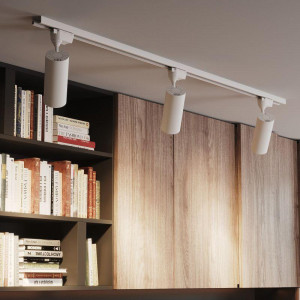 Светильник светодиодный трековый Track 20Вт 4000К IP20 1760лм 180-240В ДПО угол 36град. цилиндр 1ф бел. TR083