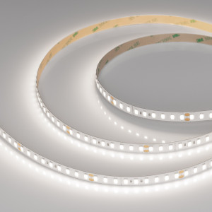 Лента ULTRA-C126-10mm 24V Day5000 (14.4 W/m, IP20, 5630, 5m) 040219, Светодиодная лента ULTRA-C126, открытая IP20. Светодиоды 5630, 126 шт/м (630 шт на 5 м), белая плата, ширина 10 мм, скотч 3M. Цвет ДНЕВНОЙ 5000 K, цветопередача CRI>80, угол 120°. Питание 24 В, мощность 14.4 Вт/м (72 Вт на 5 м). Размеры 5000x10x1.4 мм. Ми