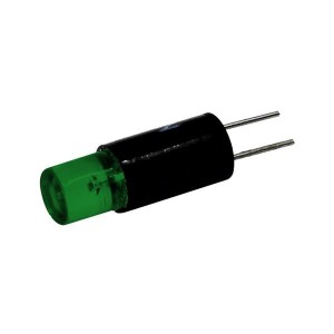 BP202-NFG24H, Светодиодные лампы - Светодиоды с цоколем T1 3/4 SUBMINI GREEN 24V LED LAMP