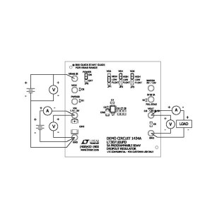 DC1434A, Средства разработки интегральных схем (ИС) управления питанием LT3071EUFD Demo Board - 5A, Low Moise. P