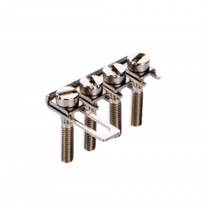 Перемычка сдвижная винтовая, 4-х полюсная BS-4-RTKS-S