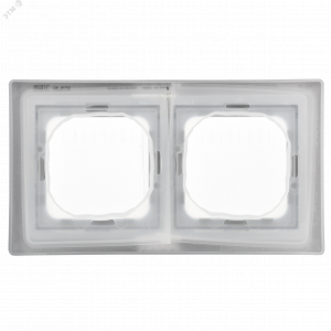 FLITE Рамка 2-местная IP55 Рпро-2-55-ФлА алюминий IEK FI-M20-32-55-K47