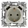 12-4109-15 Розетка 2P+E 16A-250В, штор. с 2xUSB 5В-3А, 2, перламутр (10/100/2000) Б0047849