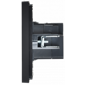 FORTE&PIANO Розетка USB A+C 3,1А FP150 черный IEK FP-U22-D31-K02