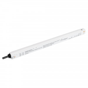 Блок питания ARV-SP-48100-MAG-ORIENT-PFC-WH (48V, 2.1A, 100W) 036701, Источник напряжения с гальванической развязкой для для магнитной системы. Входное напряжение 220-240 VAC. Выходные параметры: 48 В, 2.1 А, 100 Вт. Встроенный PFC >0,92. Сверхтонкий пластиковый корпус IP20. Рабочая температура -25…+40C?. Габаритные размеры