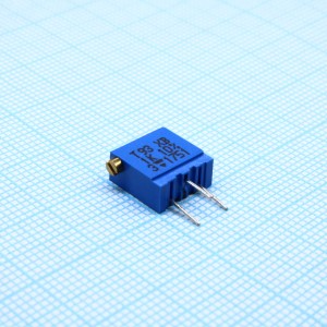 T93XB102KT20, Потенциометр многооборотный керметный 1кОм 0.5Вт ±10% 2.2мм (9.8 X 5 X 9.7мм) Pin