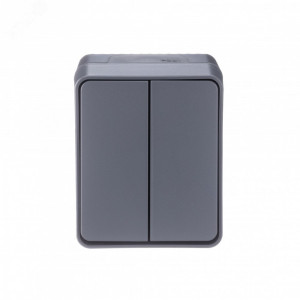 Выключатель 2-кл. ОП AtlasDesign Profi54 IP54 10AX антрацит SE ATN544051