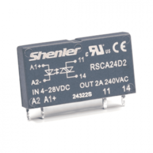 Реле RSCA24D2, Реле интерфейсное, 1 группа переключающих контактов, 4-28VDC, 500V, 1NO для колодок серий: SNB05-E-A, SNC05-E-A, SNC05-P1
