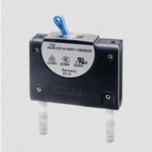 8345-F01A-U0T1-282013-100A, Автоматические выключатели Hydraulic-Magnetic Circuit Breaker 100A, 80VDC, 1P, Stud Terminal M6, Long Delay, EN 60934, UL 1077