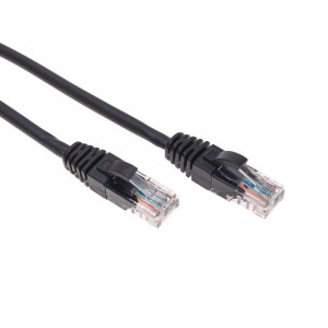 Патч-корд U/UTP CAT 5e RJ45-RJ45 26AWG LSZH черн. 1.5м 02-0102-105
