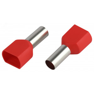 Наконечник-гильза с изолированным фланцем (упаковка 50 шт.) NO-225-107 (двойной) НШвИ(2) 10,0-14 Б0063342