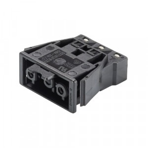 Розеточный разъем в панель GST18i3F B2 REV SW, Розеточный разъем в панель, 3 полюса, пружинная фиксация, толщина панели 1,5-2,5 мм номинальное напряжение: 250V, номинальный ток: 20A, цвет: черный, серия gesis GST18i3