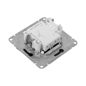 Механизм выключателя, одноклавишный, кнопочный, ч-рный Эпика EKF UP1-SWB-13