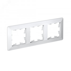 ATLASDESIGN AIR 3-постовая РАМКА, БЕЛЫЙ/дымчатый белый ATN220103