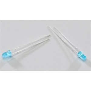3BWD-F, Стандартные светодиоды - Сквозного монтажа LED Thru-Hole 3mm Blue 430 nm