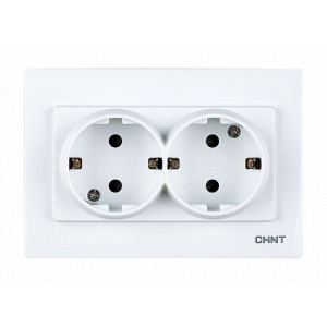 Розетка 2-м без заземл. контакта 16А 250В 715397