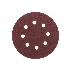 Диск абразивный на ворсовой основе на липучке перфорированный P100 125мм (уп.10шт) Kranz KR-91-1167
