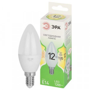 Лампа светодиодная LED 12 Вт 1200Лм 3000К свеча теплый E14 220-240В LED B35-12W-830-E14 Green Line Б0067089