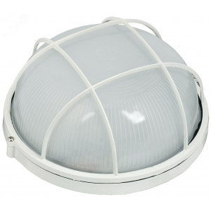 Светильник НПП 1102 100Вт E27 IP54 бел. круг с решеткой LNPP0-1102-1-100-K01