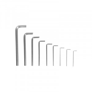 Набор ключей имбусовых HEX KRANZ 2,0-12 мм, CrV, 9 шт., удлиненные KR-12-5213