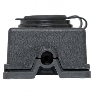 Колодка 2-м 16А IP44 2P+PE 230В с защ. крышками каучук PROxima RPS-018-16-230-44-r