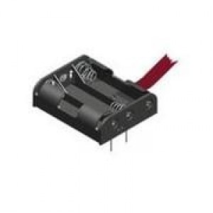 2479RB, Контакты для батарей AAA PC mnt w/ribbon Plastic btty holder