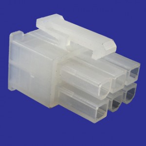 MF-2X3F+TERMINAL, Разъем питания Mini-Fit 6 контактов, гнездо на кабель, шаг 4,2мм