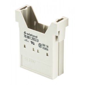 Розеточная контактная вставка 78.001.2053.0, Розеточная контактная вставка, обжимная фиксация, 20 полюсов, типоразмер FLEX, 100V, 4A, (обжимные контакты поставляются отдельно)