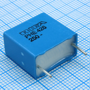 PHE426HB7100JR06, Конденсатор металлопленочный полипропиленовый 1мкФ ±5% 250В (18 X 9.5 X 17.5)мм радиальный 15мм 105°C россыпь