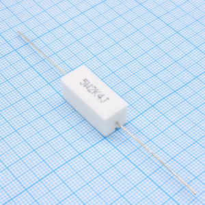 SQP5002K4JBP, Резистор керамический цементный аксиальный (SQP) 5Вт 2.4кОм ±5%