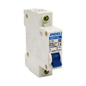 АВТ. ВЫКЛ. DZ47-63/1P 32A 4.5KA Х-КА C (, АВТ. ВЫКЛ. DZ47-63/1P 32A 4.5KA Х-КА C (ANDELI)