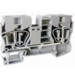 Проходная клемма UJ5-10E, Проходная клемма, тип фиксации провода: пружинный, номинальное сечение: 10 мм кв., 65A, 800V, ширина: мм, цвет: серый, тип монтажа: DIN35, стандарт GB/T14048.1,