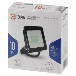 Прожектор светодиодный LPR-023-0-65K-010 10Вт 6500К 800лм IP65 81х75х21.5 уличный Б0052021
