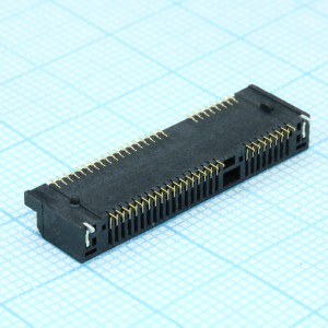 2041119-1, Слот Mini PCI Express Card 52 контакта угловой для поверхностного монтажа лента на катушке