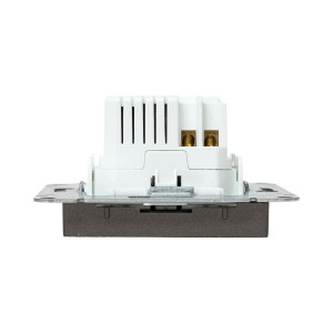 Механизм розетки USB-C - 2шт, мокко Эпика EKF UP1-SOM-2USBC