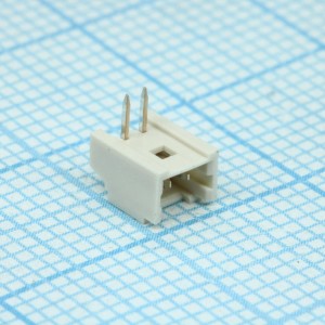 530480210, Разъем типа провод-плата, угловой, 1.25 мм, 2 контакт(-ов), Штыревой Разъем монтаж в отверстие лоток