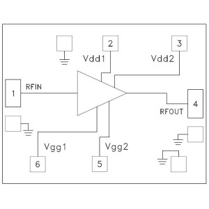 HMC902, РЧ-усилитель Low Noise Amplifier SMT,5-10 GHz
