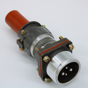 2РТТ28БПН4Ш10В, Соединитель цилиндрический низкочастотный пылебрызгозащищенный