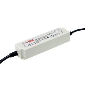 LPF-60D-54, AC/DC LED CC, 60Вт, вход 90…305В AC, 47…63Гц /127…431В DC, выход 32.4…54В/1.12A, ККМ, изоляция 3750В AC, в кожухе 162.5х43х32мм, -40…+80°С, IP67, димминг