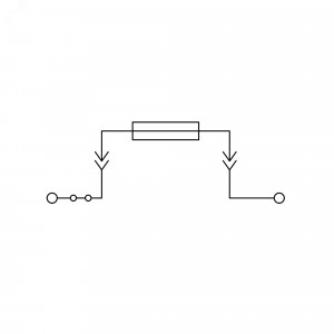 Клемма для предохранителя, зажим push-in, 2 точки подключения, 4 кв.мм, серая IPR-4-HESI
