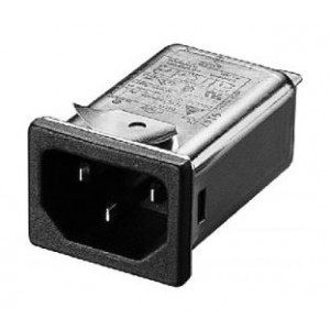 06GENG3E-R(H), Модули подачи электропитания переменного тока IEC Connector Filter, High Performance, Snap-In Mounting, Single, 250VAC, 6A, N/A-Lug, Bleeder Resistor