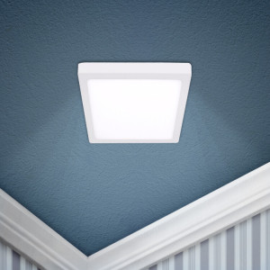 Светильник светодиодный LED 9-12-4K квадратный накладной LED 12W 220V 4000K, белый Б0050272