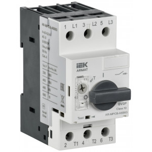 Автоматический выключатель защиты двигателя ARMAT A6 GV2P 4-6,3А IEK AR-MPCB-A6B63
