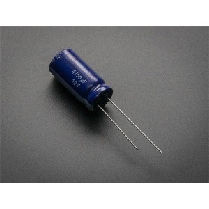 1589, Принадлежности Adafruit  4700uF Electrolytic Capacitor 10v