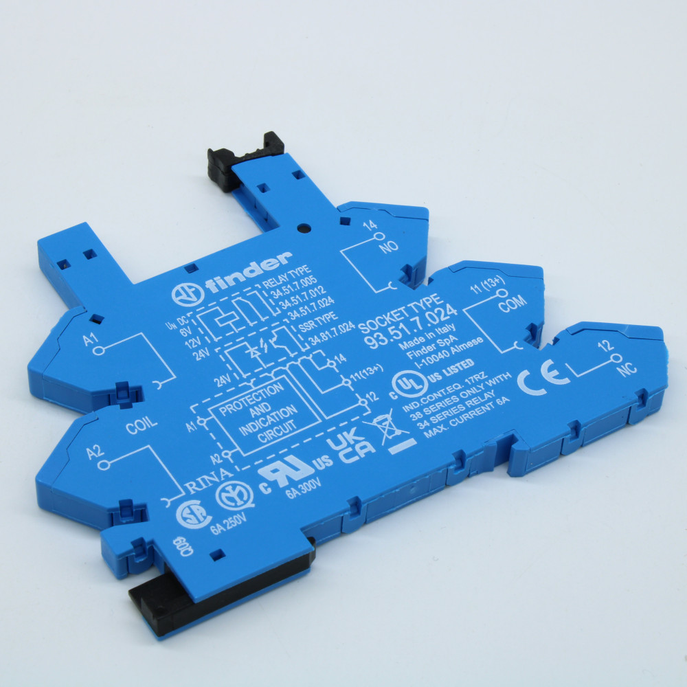 Изображение товара Сокет на DIN-рейку для F3451 24В надежное соединение