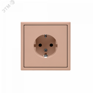 Розетка ArtGallery 16А с заземл. механизм песочн. SE GAL001243