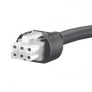 245135-0610, Кабели для датчиков / Кабели для приводов MINIFIT 6CKT CBL AY DR OVERMOLDED 1M BLK
