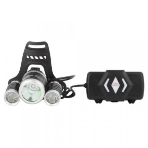 Фонарь аккумуляторный налобный GA-809 5Вт 3SMD CREE High Power Headlamp алюм. Б0056111