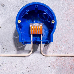 Клемма строительно-монтажная СМК 222-415 5-проводная 0.08-2.5/4кв.мм прозрачная 07-5255-1